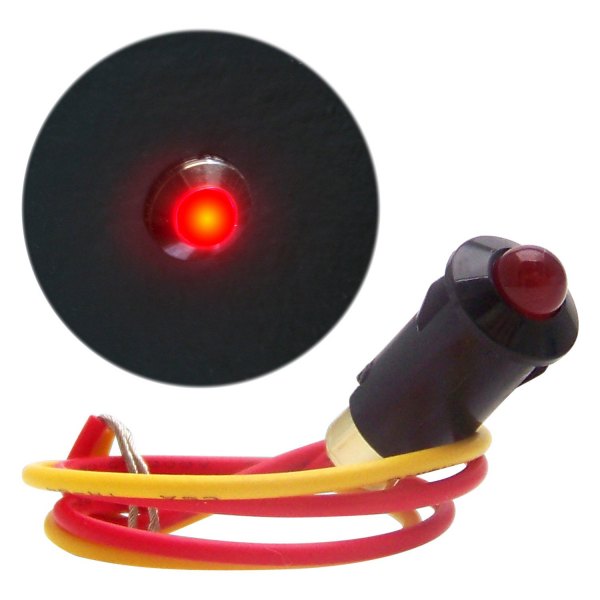  Keep It Clean® - 0.2" Plastic Indicator Red LED Light