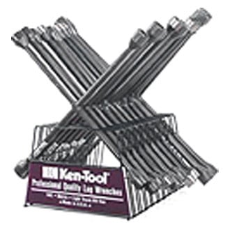 Ken-Tool® - 10-piece 4 Way Lug Wrench Set with Rack