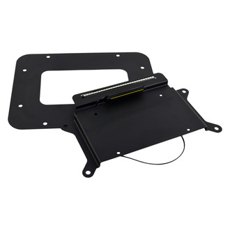 Kentrol® - Textured Black BackSide License Plate Mount with LED