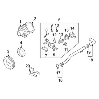 Kia OE - Cooling - Water Pump (2.0L)