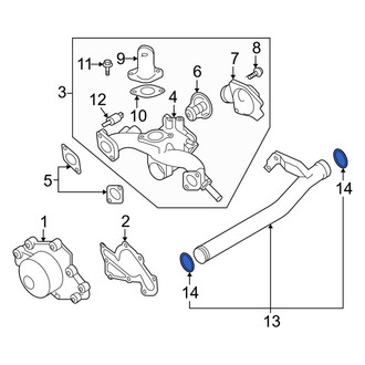 Kia OE - Engine Coolant Pipe Seal