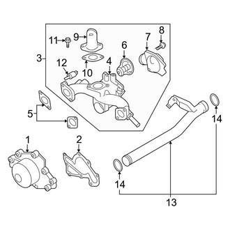 Kia OE - Cooling - Water Pump (2.7L)