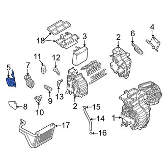 Kia OE - HVAC Floor Mode Door Actuator