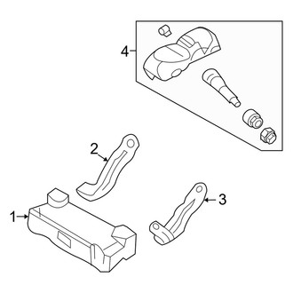 Kia OE - Electrical - Tire Pressure Monitor Components (EX / LX)