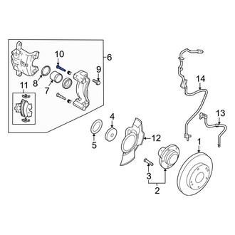 Kia OE - Rear Upper Disc Brake Caliper Pin
