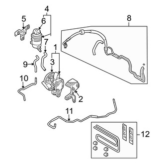 Kia OE - Steering Gear & Linkage - Pump & Hoses (2.0L)