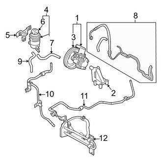 Kia OE - Steering Gear & Linkage - Pump & Hoses (2.7L)