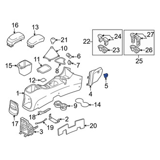 Kia OE - Console Panel Clip