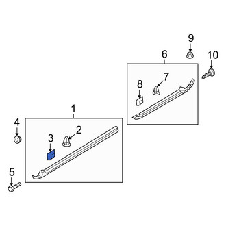 Kia OE - Roof Molding Clip