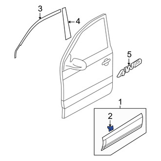 Kia OE - Front Door Molding Clip