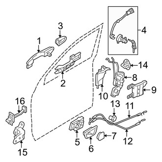 Kia OE - Front Door - Lock & Hardware