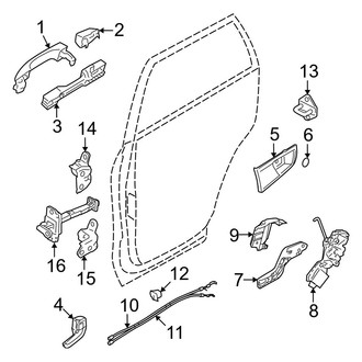 Kia OE - Rear Door - Lock & Hardware