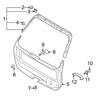 Kia OE - Lift Gate - Interior Trim