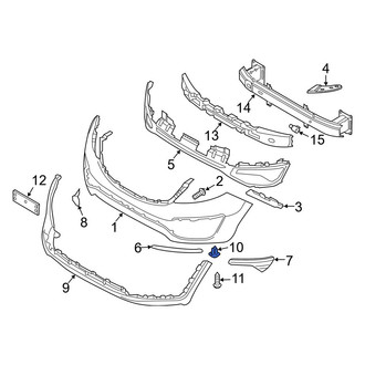 Kia OE - Bumper Cover Retainer