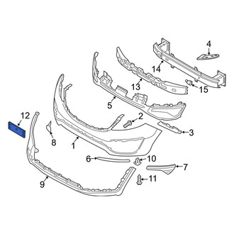 Kia OE - Front License Plate Bracket