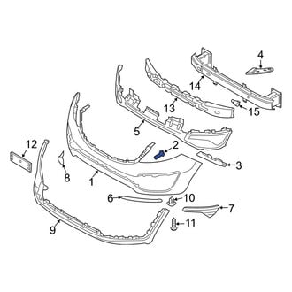 Kia OE - License Plate Light Panel Screw