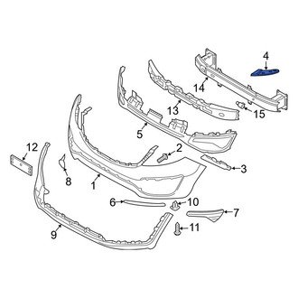 Kia OE - Front Left Upper Bumper Cover Bracket