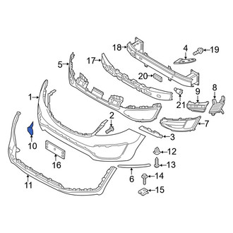 Kia OE - Front Tow Eye Cap