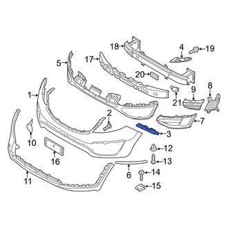 Kia OE - Front Right Bumper Cover Bracket