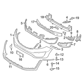 Kia OE - Front Bumper - Bumper & Components