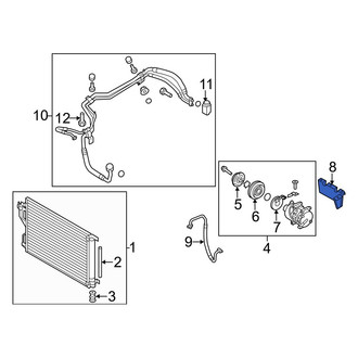 Kia OE - A/C Compressor Bracket