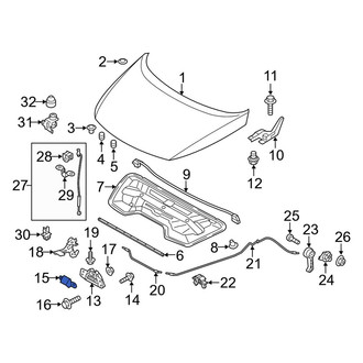 Kia OE - Front Hood Latch