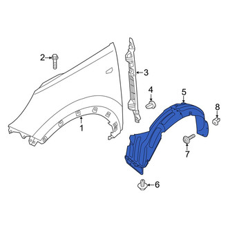 Kia OE - Front Right Fender Splash Shield