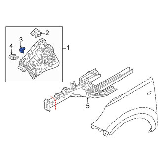 Kia OE - Rear Left Fender Apron Bracket