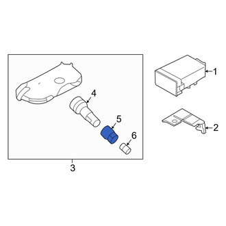 Kia OE - Tire Pressure Monitoring System (TPMS) Valve Stem Cap