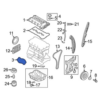 Kia OE - Engine Valve Cover Washer Seal