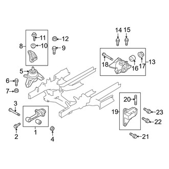 Kia OE - Engine / Transaxle - Engine & Transmission Mounting (2.0L Gas)