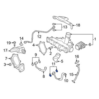 Kia OE - Turbocharger Coolant Line Washer