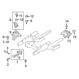 Kia OE - Engine / Transaxle - Engine & Transmission Mounting (2.4L)