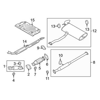 Kia OE - Exhaust System - Exhaust Components