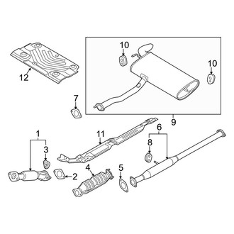 Kia OE - Exhaust System - Exhaust Components (2.4L)