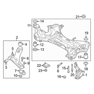 Kia OE - Front Suspension - Suspension Components