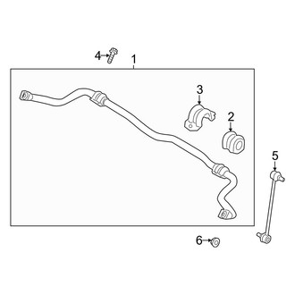 Kia OE - Front Suspension - Stabilizer Bar & Components