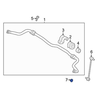 Kia OE - Front Suspension Stabilizer Bar Link Nut