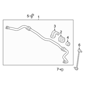 Kia OE - Front Suspension - Stabilizer Bar & Components (EX / LX / SX)