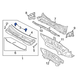 Kia OE - Front Windshield Washer Nozzle
