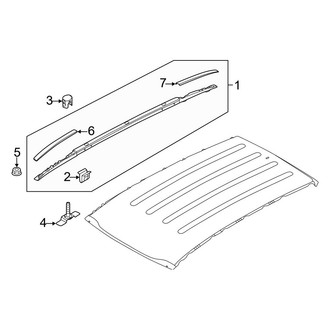Kia OE - Roof - Luggage Carrier (W/O Sunroof)