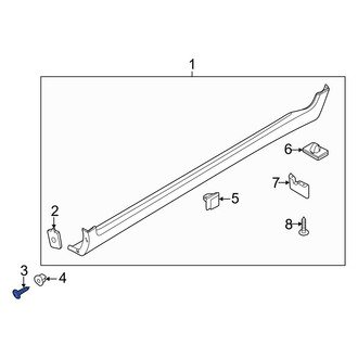 Kia OE - Rocker Panel Molding Screw