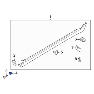 Kia OE - Rocker Panel Molding Nut