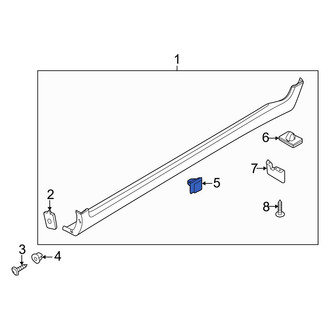 Kia OE - Roof Molding Clip
