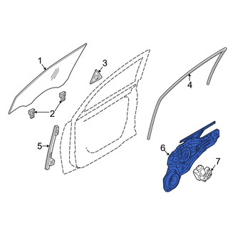 Kia OE - Front Right Window Regulator