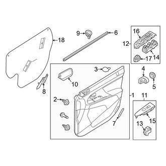 Kia OE - Front Door - Interior Trim