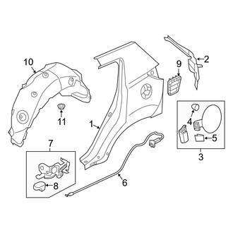 Kia OE - Quarter Panel & Components