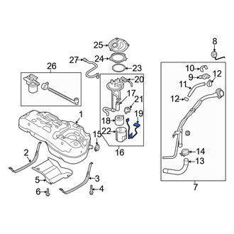 Kia OE - Fuel Sender and Hanger Assembly