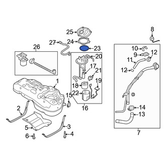 Kia OE - Fuel Pump Tank Seal