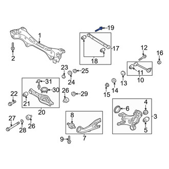 Kia OE - Rear Suspension Control Arm Bolt